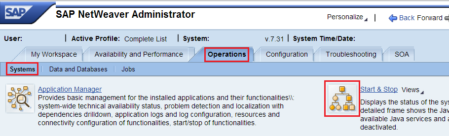 Step 2-Open Start and Stop Systems