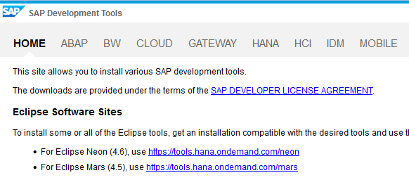 Step-4-Open-HANA-tools-web-page
