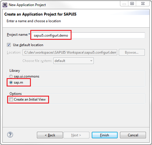 SAPUI5-Runtime-config-using-url-Step-2-Create-an-Application-Project