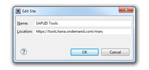 Add a new site for SAP UI5 Tools